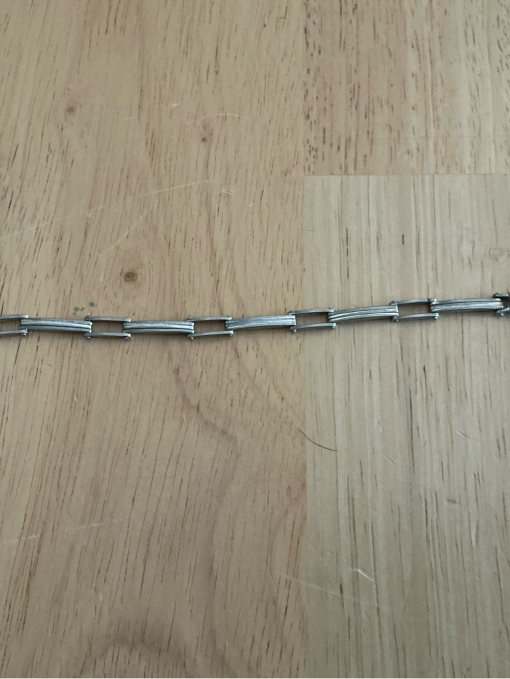 Classic Silver Link Bracelet for Women - Polished Silver